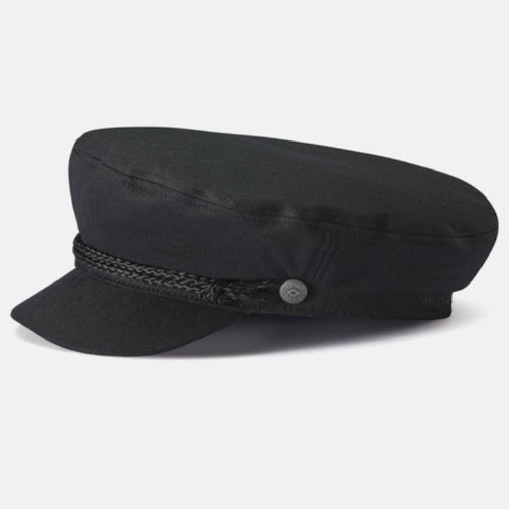 NWT BRIXTON Black Fiddler Cap